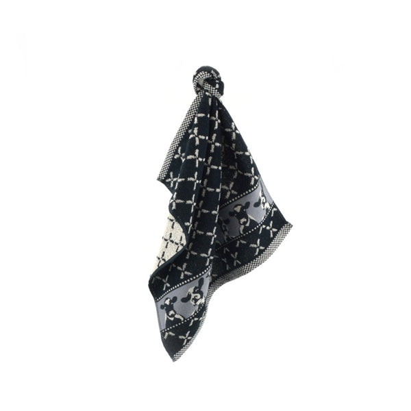 Keukentextiel biologisch katoen- koe zwart- Bunzlau Castle - O-lijf de Culinaire Cadeau en Lifestyle webshop 