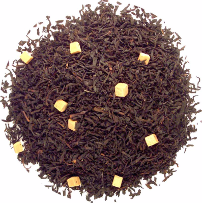 Zwarte thee, Babbel thee een smaakvolle thee met stukjes karamel - O-lijf de Culinaire Cadeau en Lifestyle webshop 