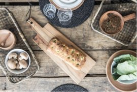 Ronde acacia houten serveer plankje, ib Laursen - O-lijf de Culinaire Cadeau en Lifestyle webshop 