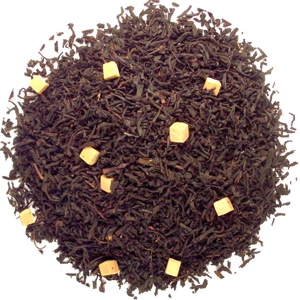 Zwarte thee, Babbel thee een smaakvolle thee met stukjes karamel - O-lijf de Culinaire Cadeau en Lifestyle webshop 