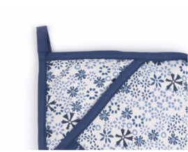 Ruime  pannenlap Indigo lace - O-lijf de Culinaire Cadeau en Lifestyle webshop 