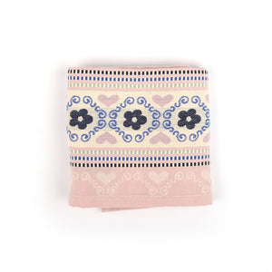 Theedoek biologisch katoen, Blossom Pink, Bunzlau Castle - O-lijf de Culinaire Cadeau en Lifestyle webshop 